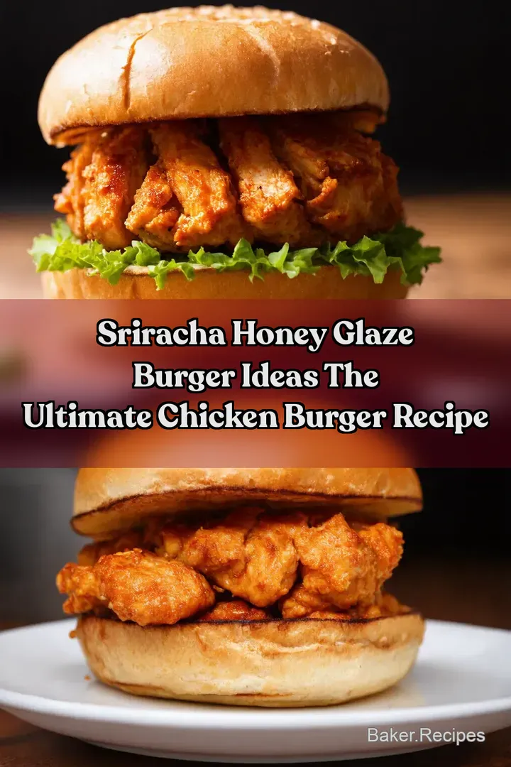Sriracha Honey Glaze Burger Ideas The Ultimate Chicken Burger Recipe
