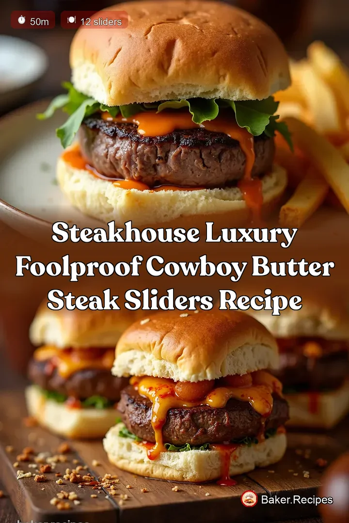 Steakhouse Luxury Foolproof Cowboy Butter Steak Sliders Recipe