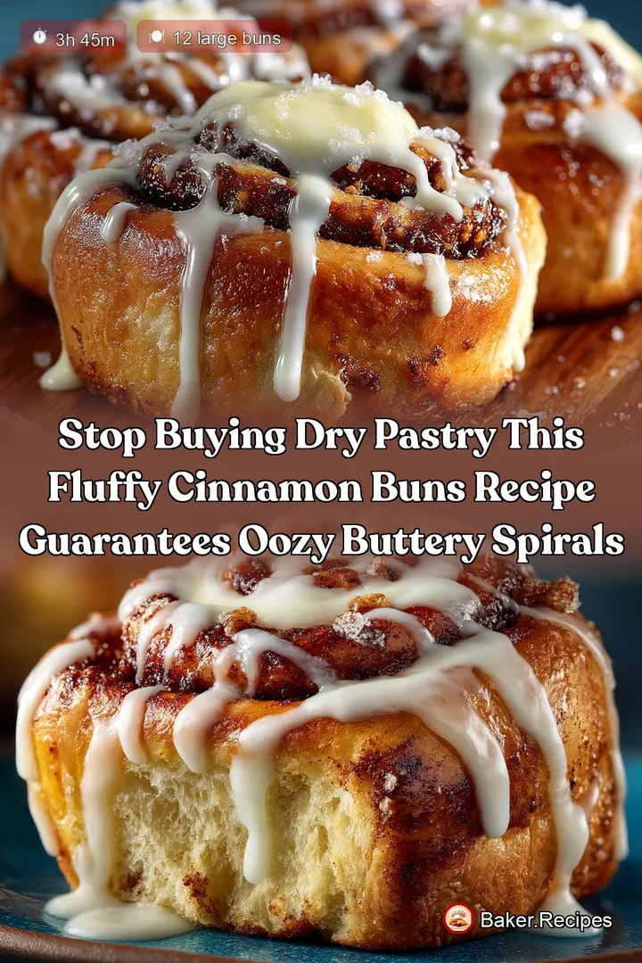 Stop buying dry pastry This fluffy cinnamon buns recipe guarantees oozy buttery spirals