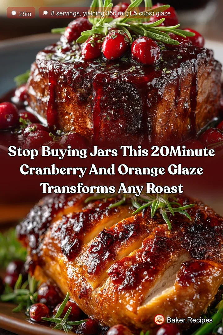 Stop buying jars This 20Minute Cranberry and Orange Glaze transforms any roast