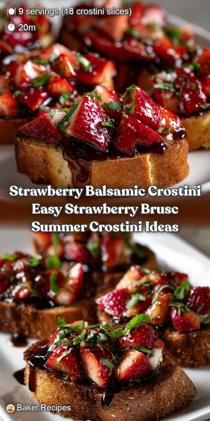 Strawberry Balsamic Crostini Easy Strawberry Brusc Summer Crostini Ideas