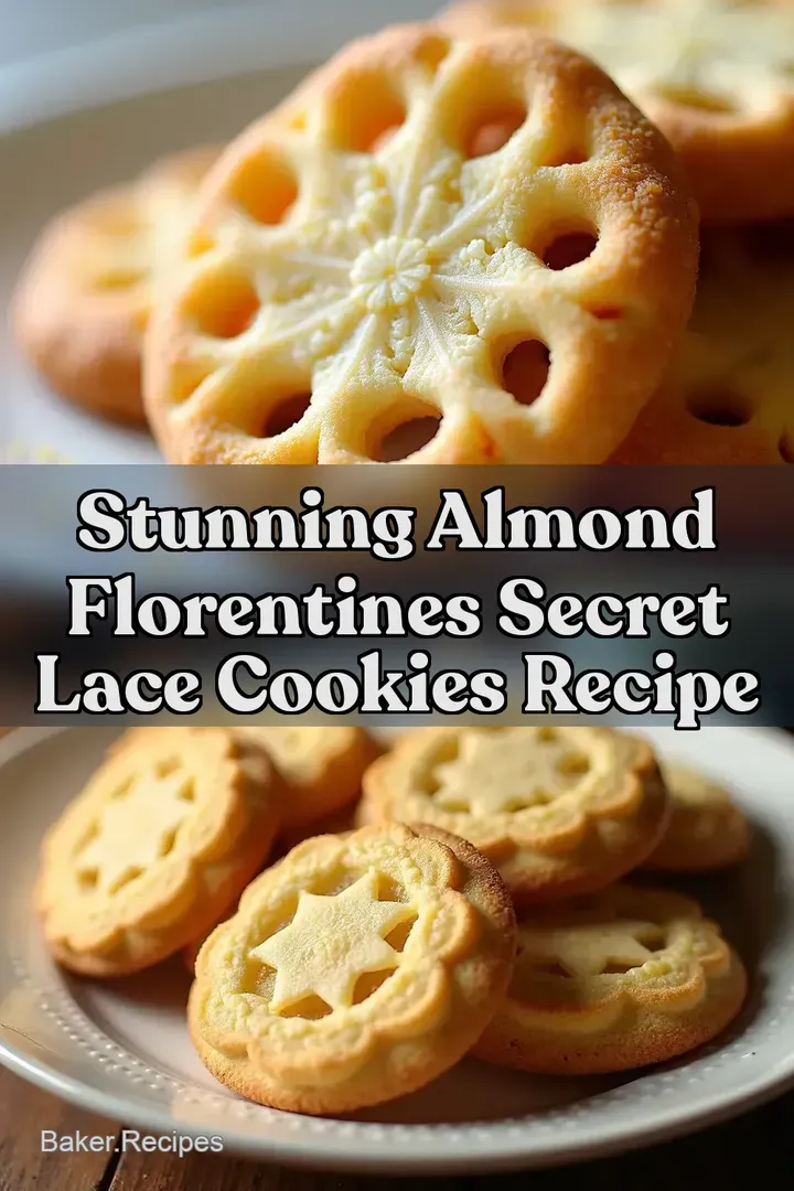 Stunning Almond Florentines Secret Lace Cookies Recipe