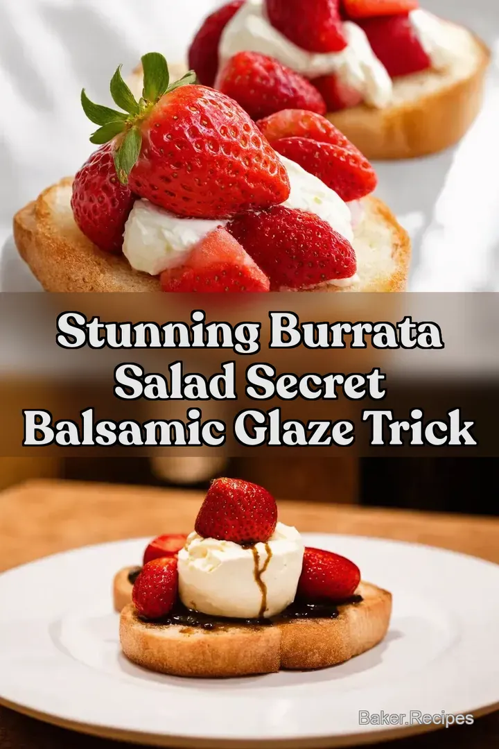 Stunning Burrata Salad Secret Balsamic Glaze Trick