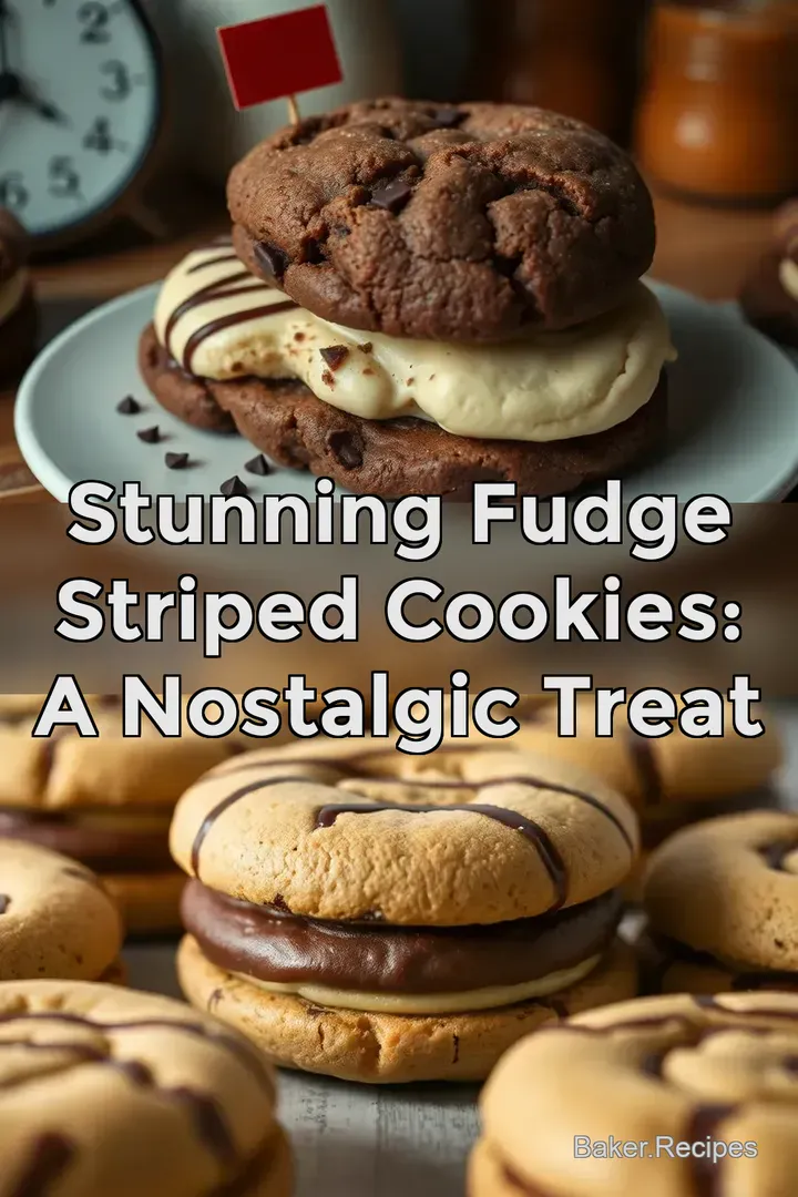 Stunning Fudge Striped Cookies: A Nostalgic Treat