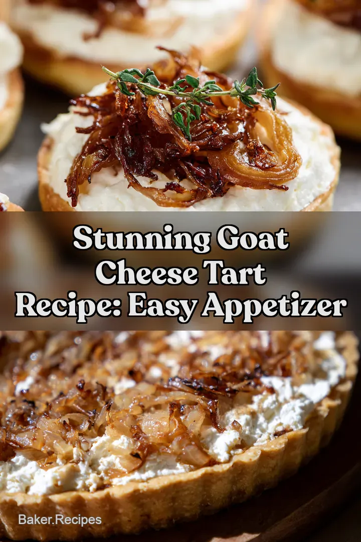 Stunning Goat Cheese Tart Recipe: Easy Appetizer