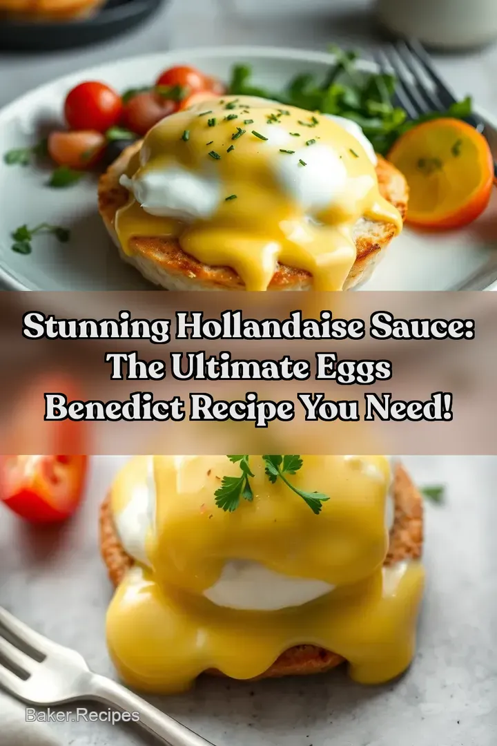 Stunning Hollandaise Sauce: The Ultimate Eggs Benedict Recipe You Need!