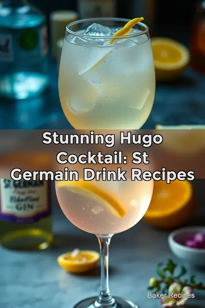 Stunning Hugo Cocktail: St Germain Drink Recipes