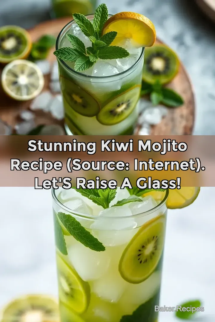Stunning Kiwi Mojito Recipe (source: internet). Let s raise a glass!