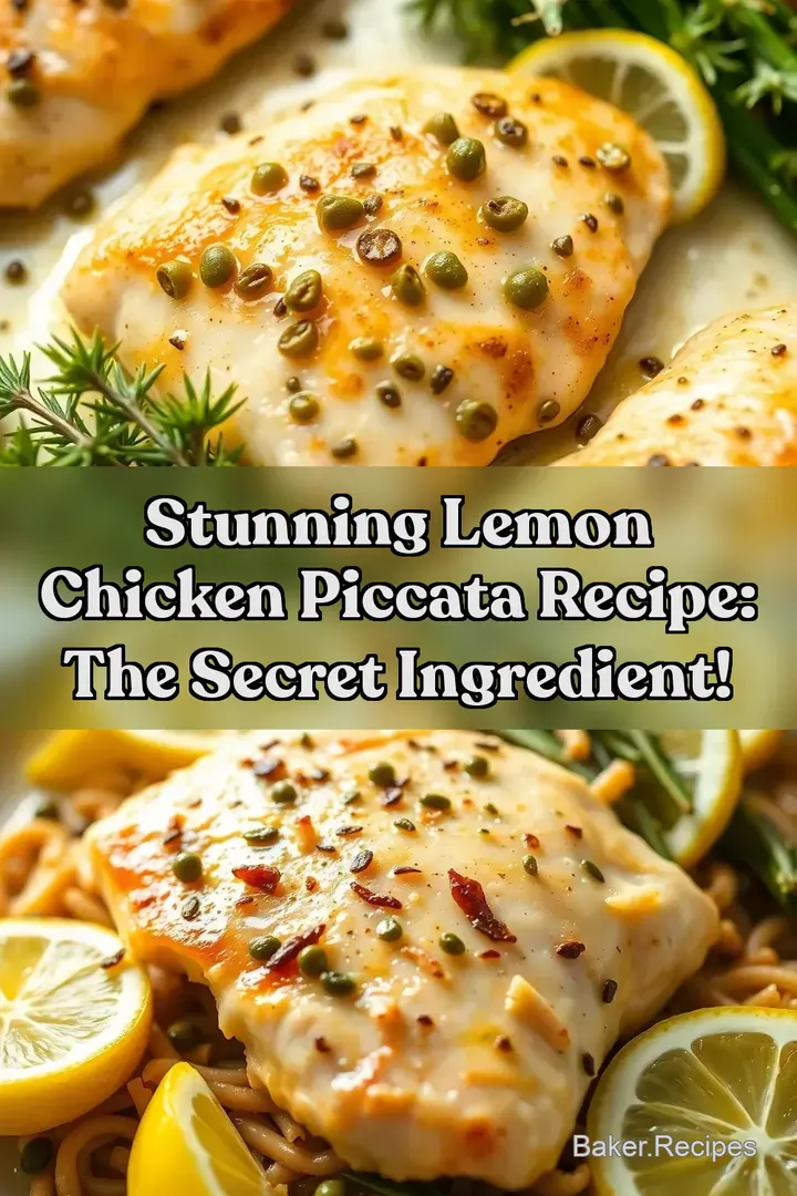 Stunning Lemon Chicken Piccata Recipe: The Secret Ingredient!