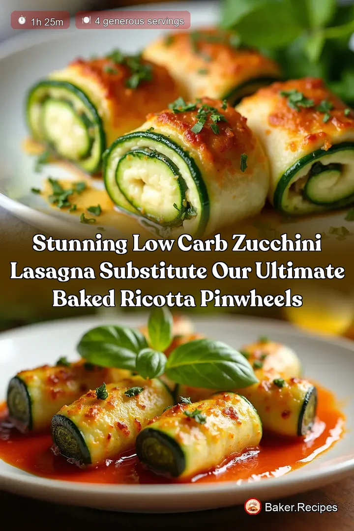 Stunning Low Carb Zucchini Lasagna Substitute Our Ultimate Baked Ricotta Pinwheels