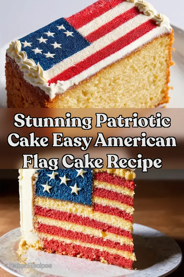 Stunning Patriotic Cake Easy American Flag Cake Recipe