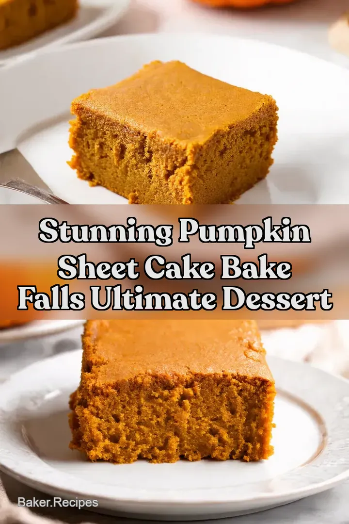 Stunning Pumpkin Sheet Cake Bake Falls Ultimate Dessert