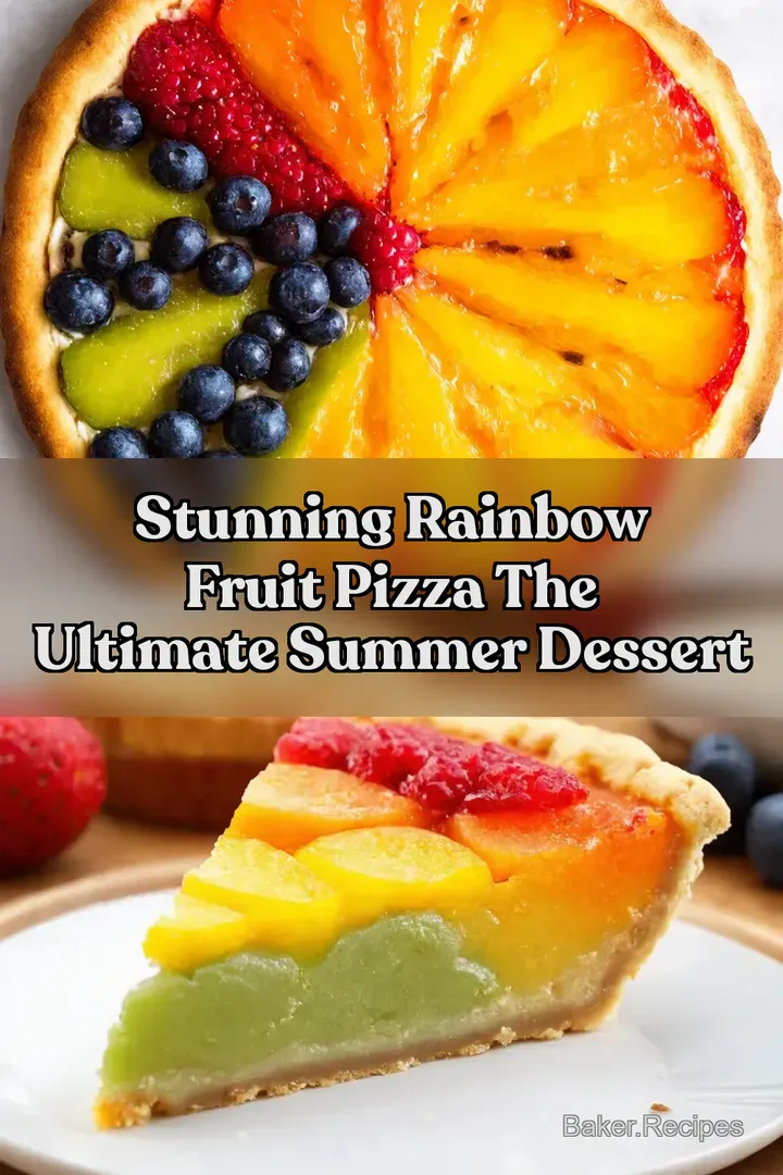 Stunning Rainbow Fruit Pizza The Ultimate Summer Dessert