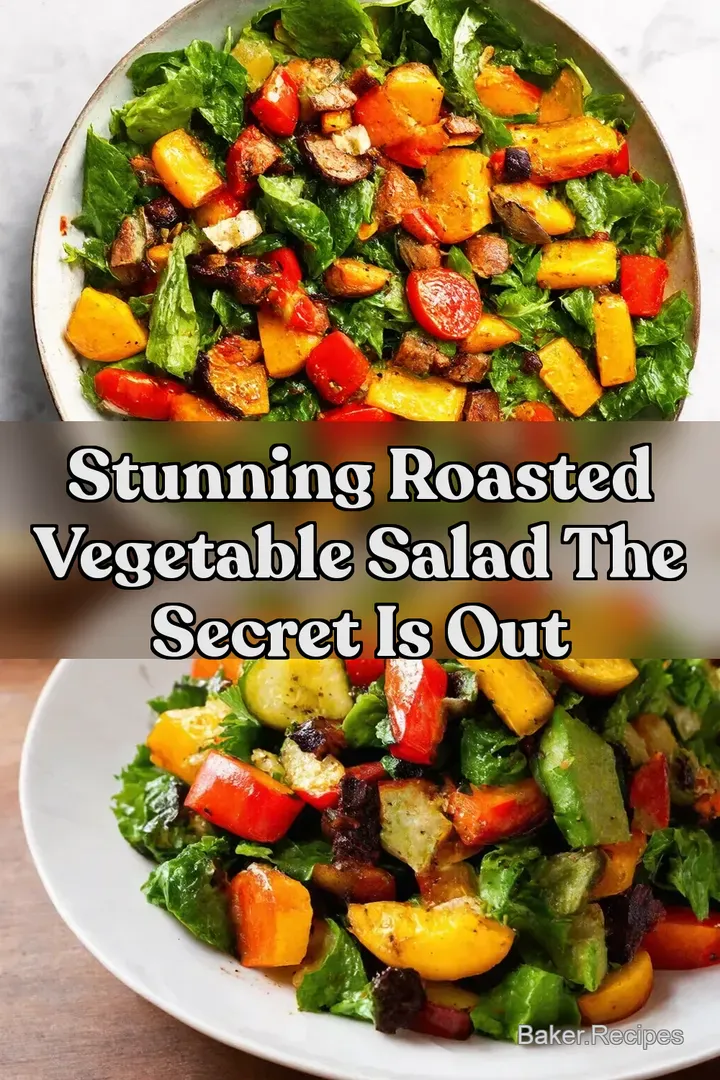 Rainbow Roast Vibrant Roasted Vegetable Salad Recipe