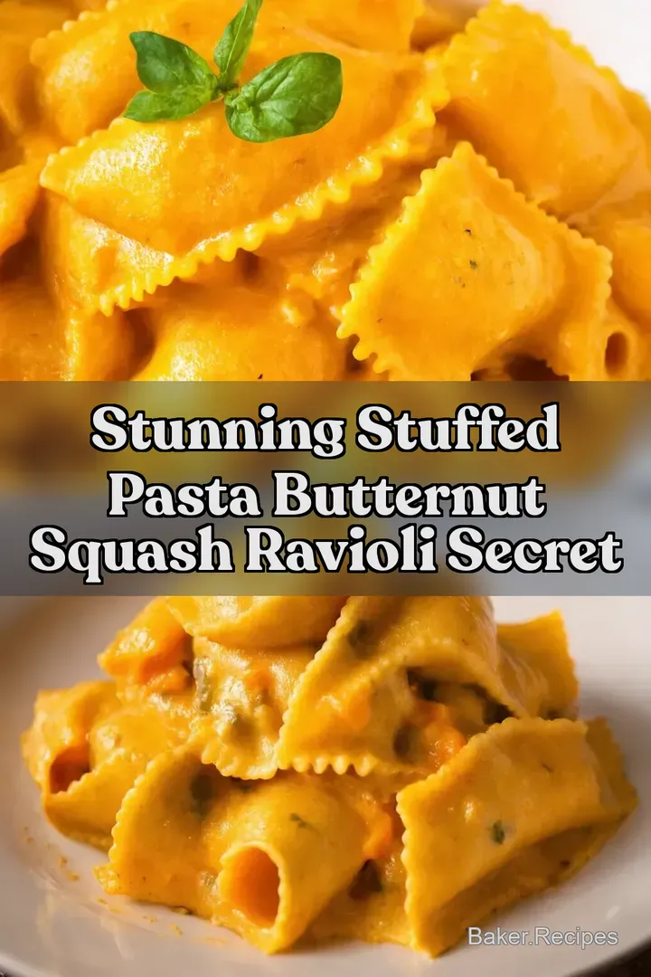 Stunning Stuffed Pasta Butternut Squash Ravioli Secret