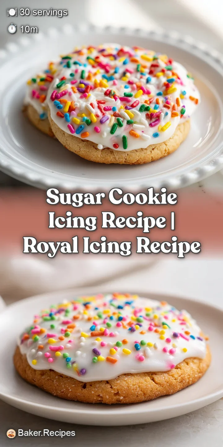 Close-up of a sugar cookie; smooth, glossy icing detail is visible, catching the light and showcasing a soft, inviting tex...