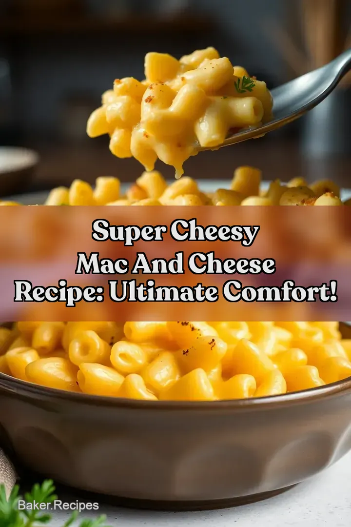Super Cheesy Mac and Cheese Recipe: Ultimate Comfort!