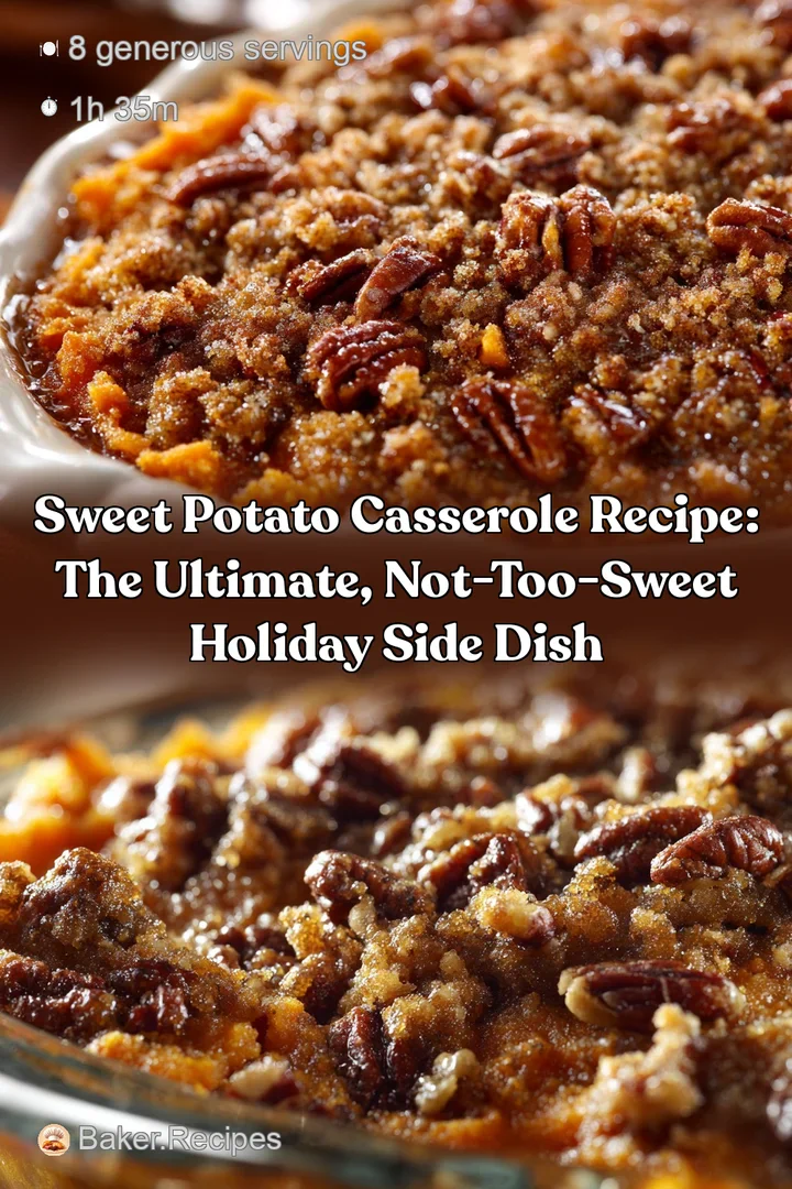 Sweet Potato Casserole Recipe: The Ultimate Not-Too-Sweet Holiday Side Dish