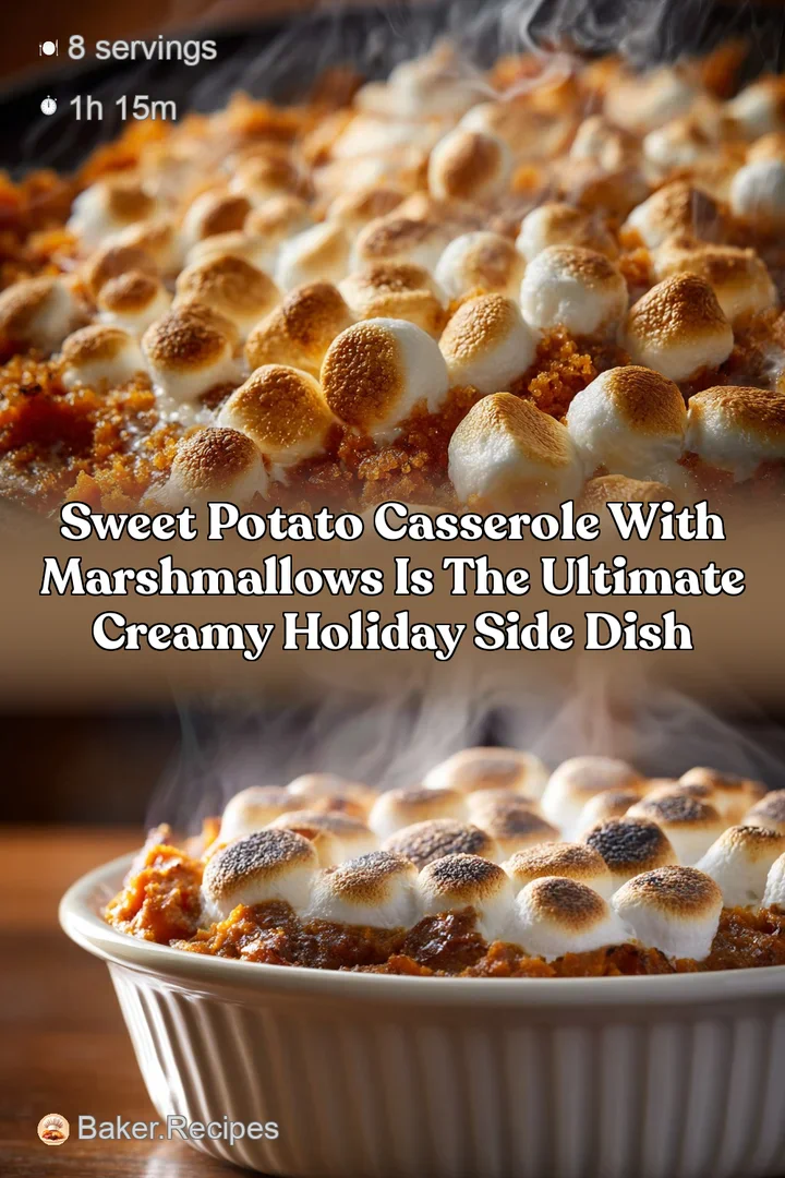 Sweet Potato Casserole with Marshmallows is the Ultimate Creamy Holiday Side Dish