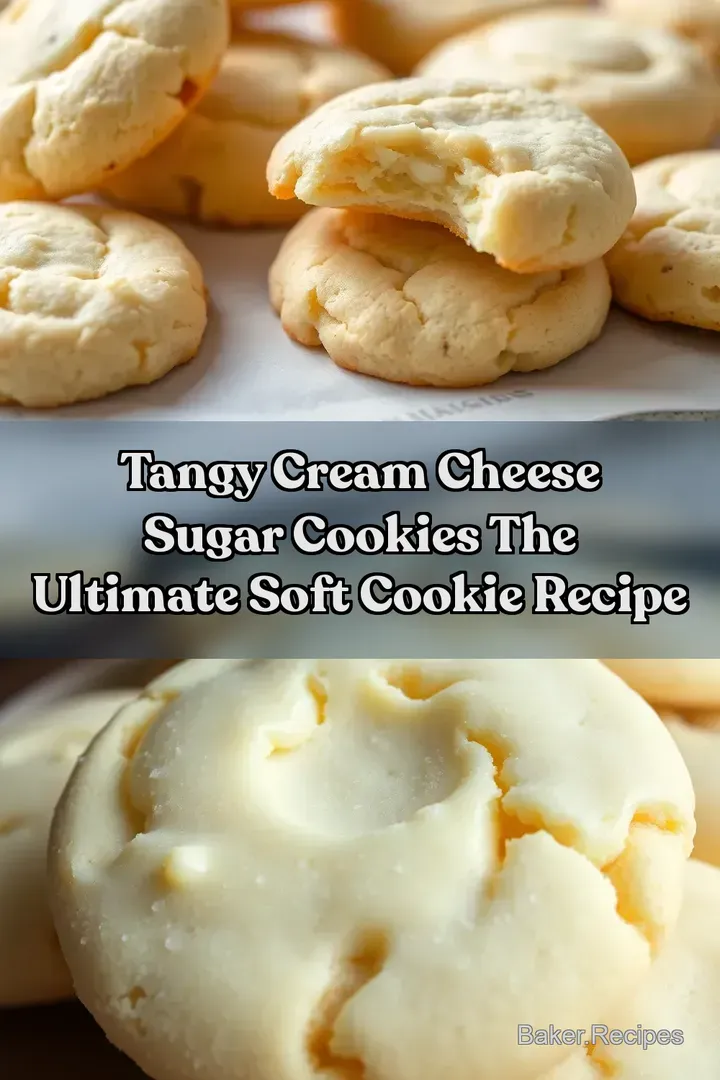 Tangy Cream Cheese Sugar Cookies The ULTIMATE Soft Cookie Recipe