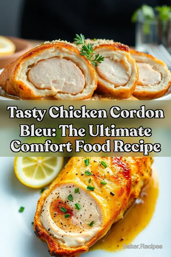 Tasty Chicken Cordon Bleu: The Ultimate Comfort Food Recipe