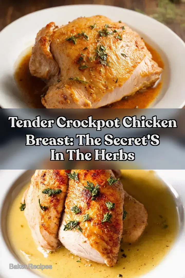 Tender Crockpot Chicken Breast: The Secret s In The Herbs