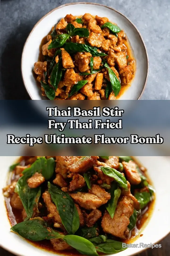 Thai Basil Stir Fry Thai Fried Recipe Ultimate Flavor Bomb