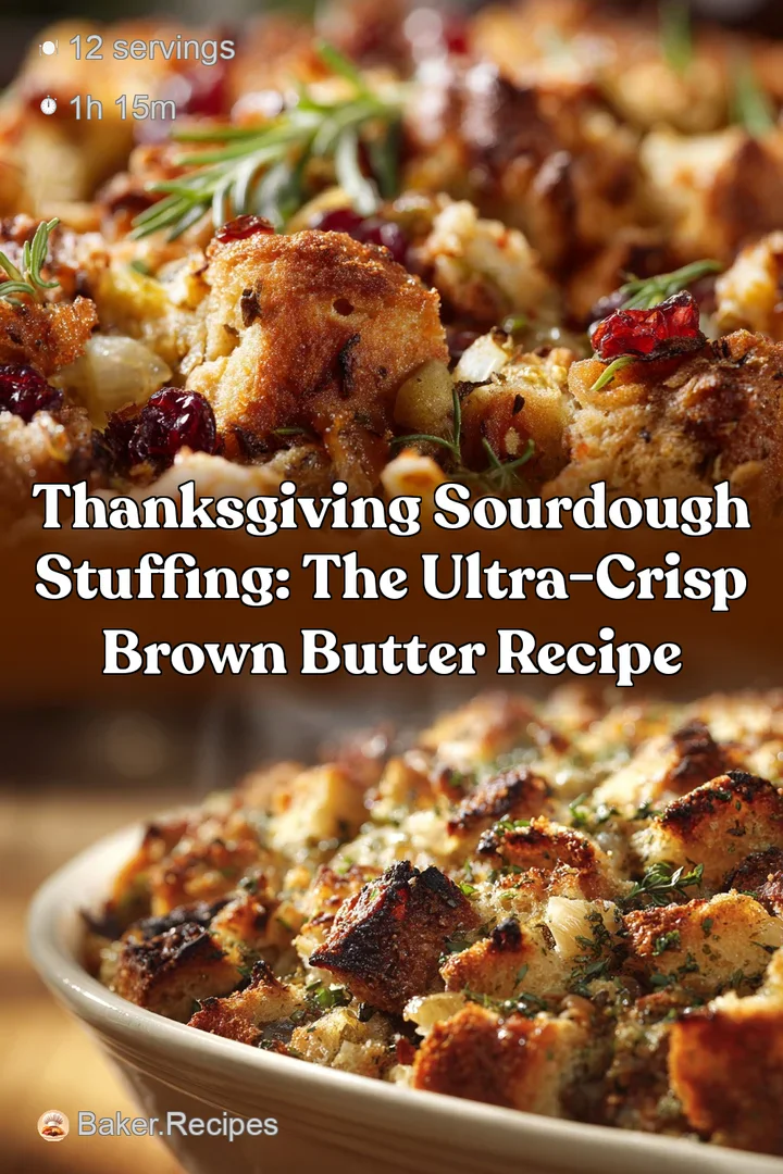 Thanksgiving Sourdough Stuffing: The Ultra-Crisp Brown Butter Recipe