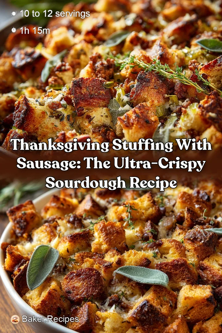 Thanksgiving Stuffing with Sausage: The Ultra-Crispy Sourdough Recipe