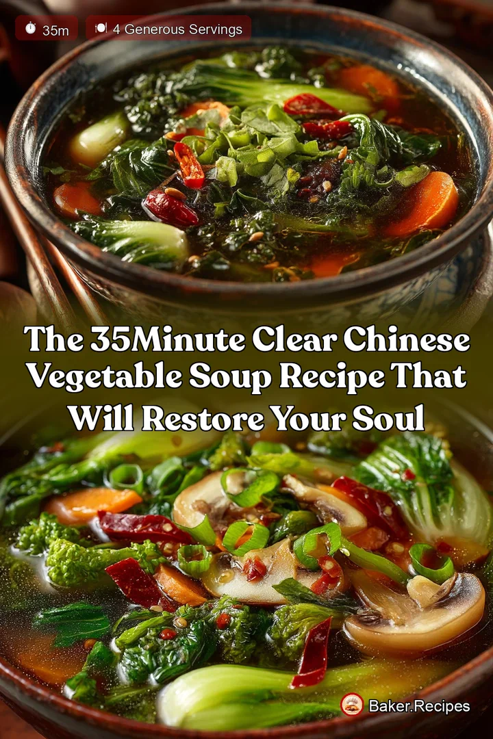 The 35Minute Clear Chinese Vegetable Soup Recipe That Will Restore Your Soul