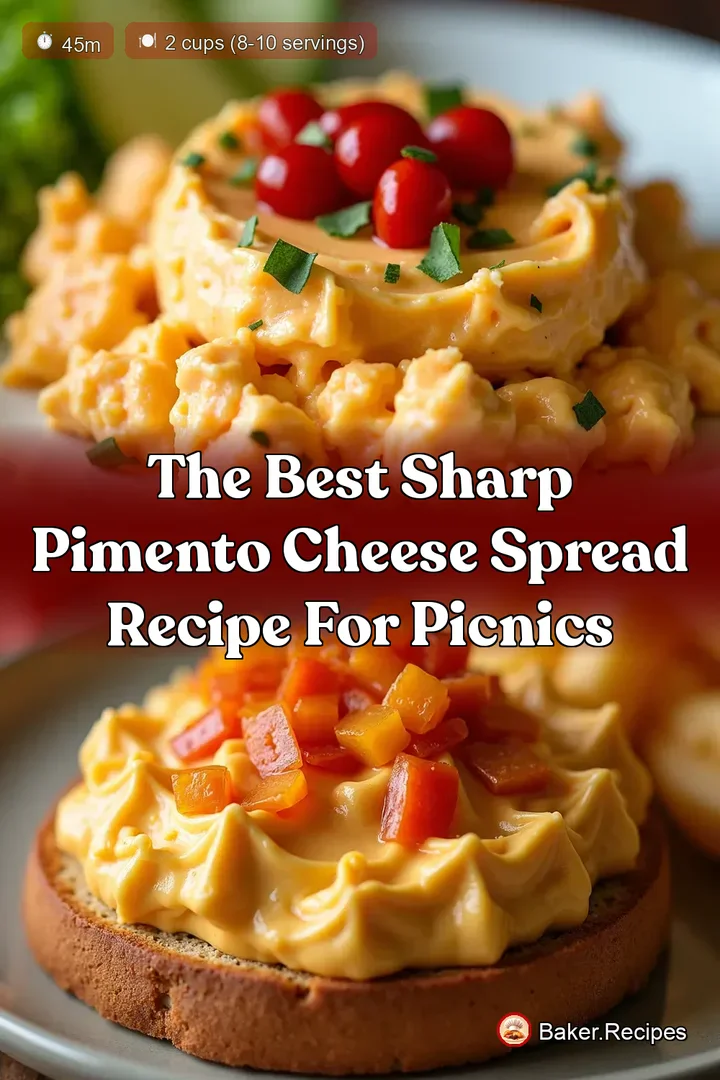 The Best Sharp Pimento Cheese Spread Recipe for Picnics