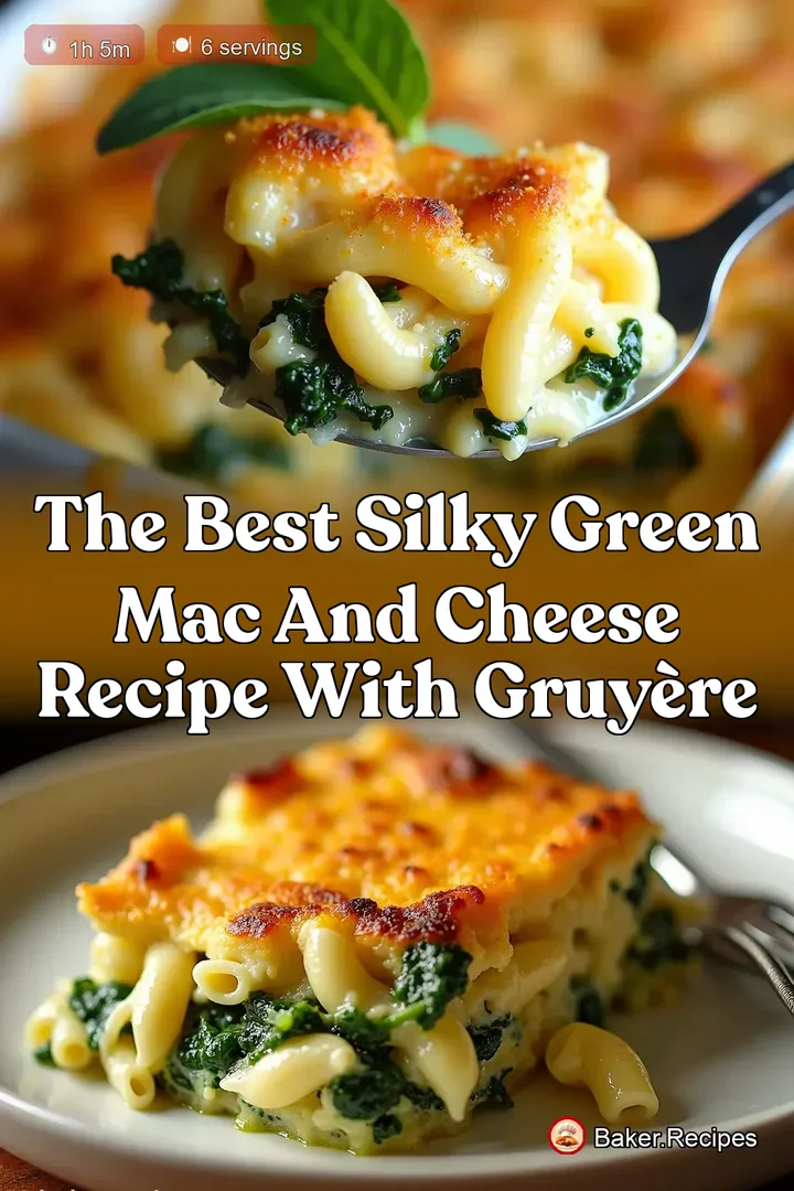 The Best Silky Green Mac and Cheese Recipe with Gruy&egrave;re