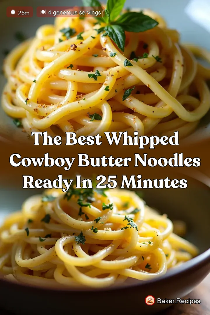 The Best Whipped Cowboy Butter Noodles Ready in 25 Minutes