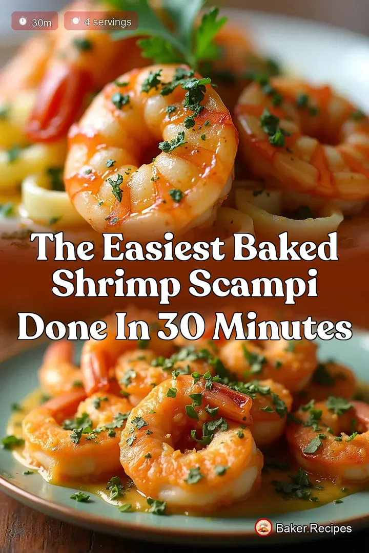 The Easiest Baked Shrimp Scampi Done in 30 Minutes