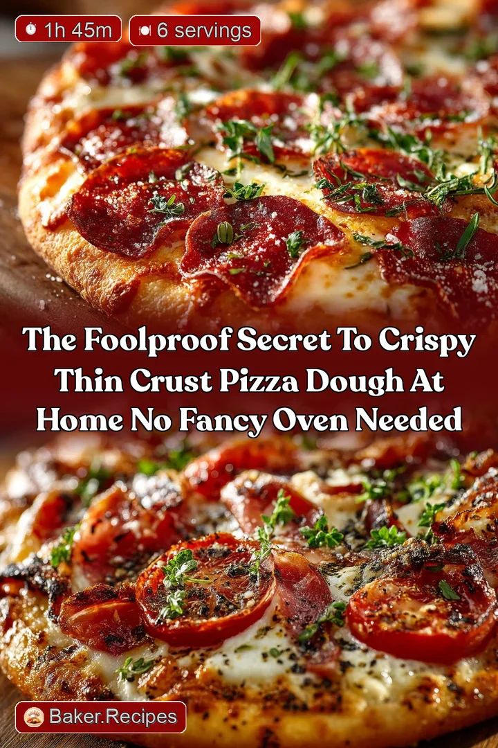 The Foolproof Secret to Crispy Thin Crust Pizza Dough at Home No Fancy Oven Needed