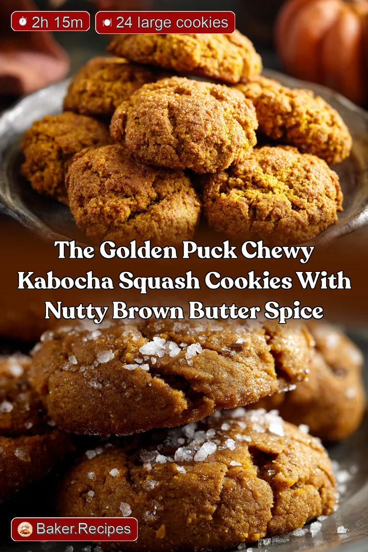 The Golden Puck Chewy Kabocha Squash Cookies with Nutty Brown Butter Spice