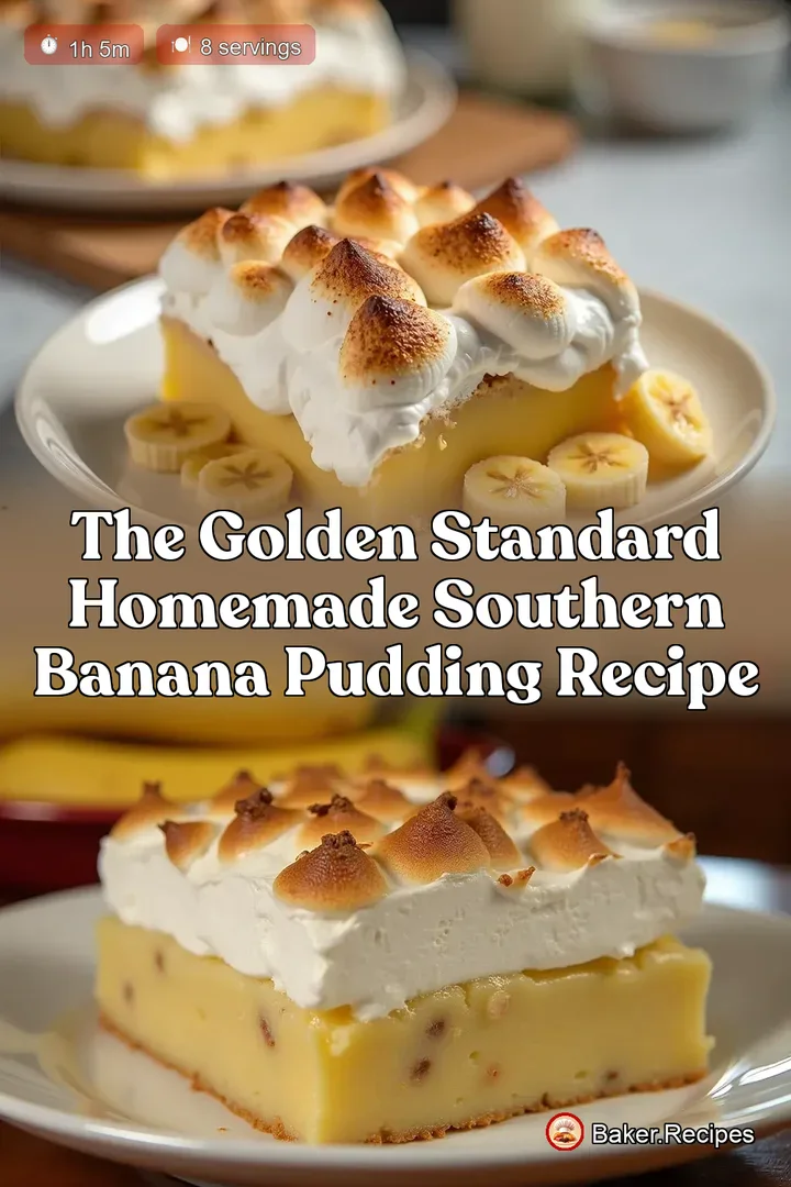 The Golden Standard Homemade Southern Banana Pudding Recipe