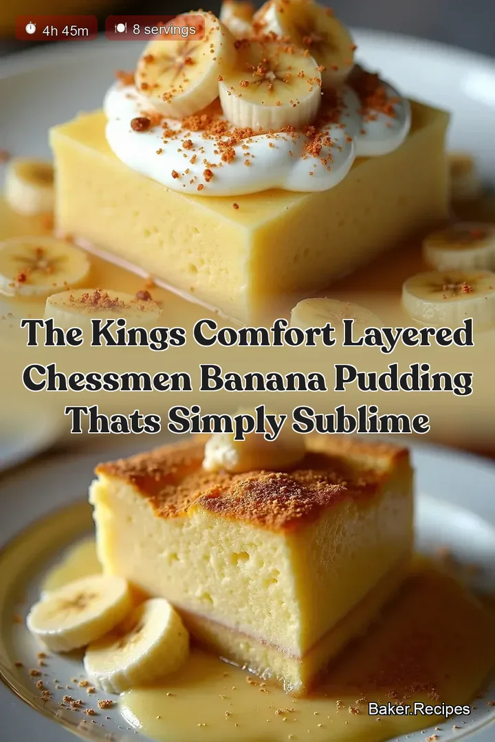The Kings Comfort Layered Chessmen Banana Pudding Thats Simply Sublime