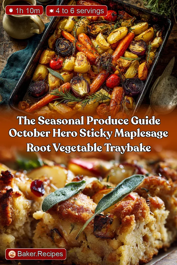 The Seasonal Produce Guide October Hero Sticky MapleSage Root Vegetable Traybake