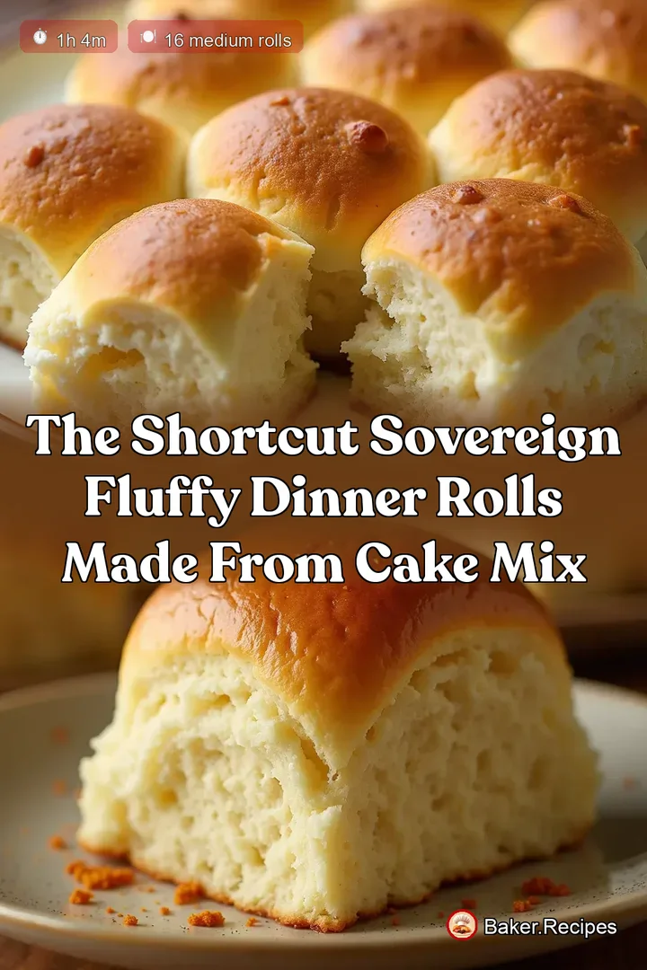 The Shortcut Sovereign Fluffy Dinner Rolls Made from Cake Mix