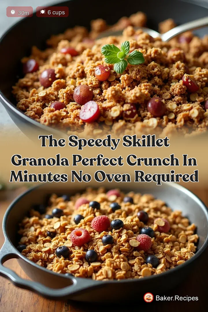 The Speedy Skillet Granola Perfect Crunch in Minutes No Oven Required