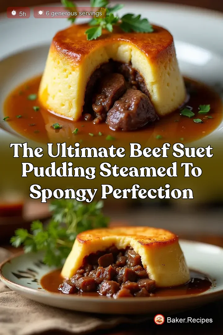 The Ultimate Beef Suet Pudding Steamed to Spongy Perfection
