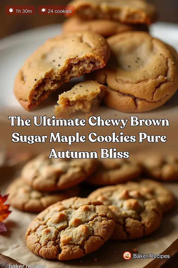 The Ultimate Chewy Brown Sugar Maple Cookies Pure Autumn Bliss