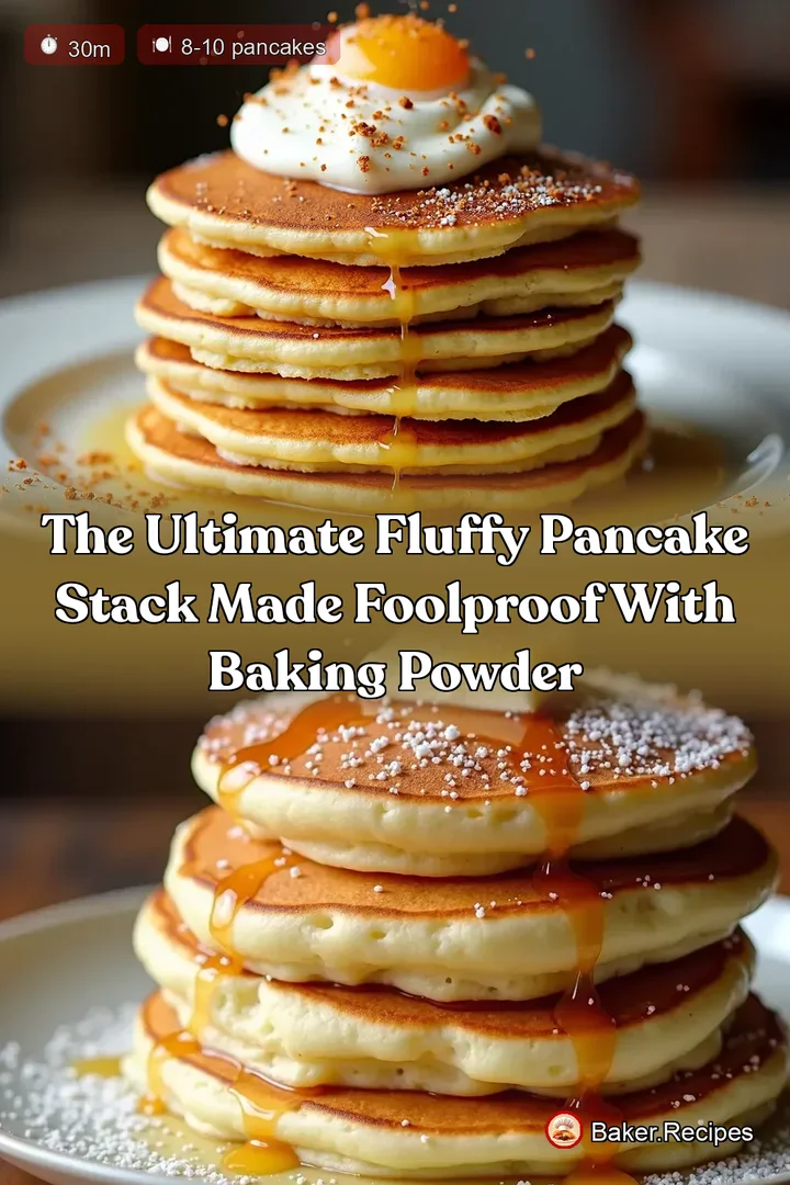 The Ultimate Fluffy Pancake Stack Made Foolproof with Baking Powder