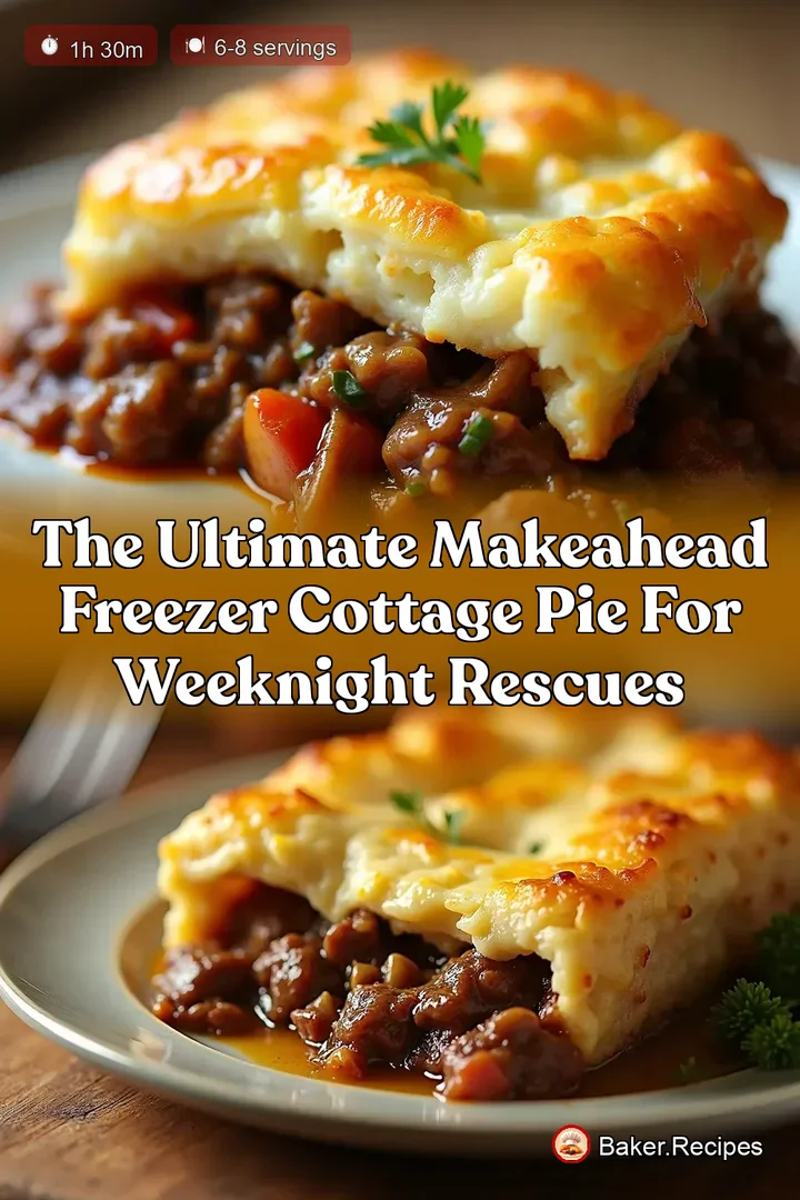 The Ultimate MakeAhead Freezer Cottage Pie for Weeknight Rescues