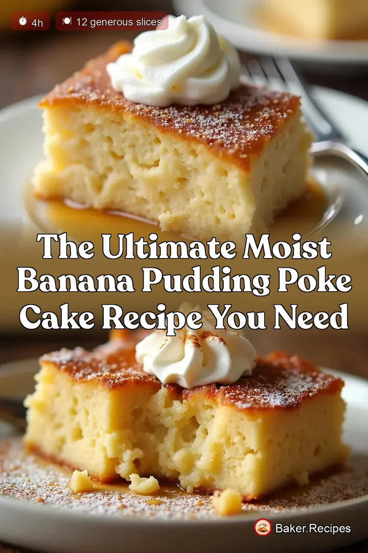 The Ultimate Moist Banana Pudding Poke Cake Recipe You Need
