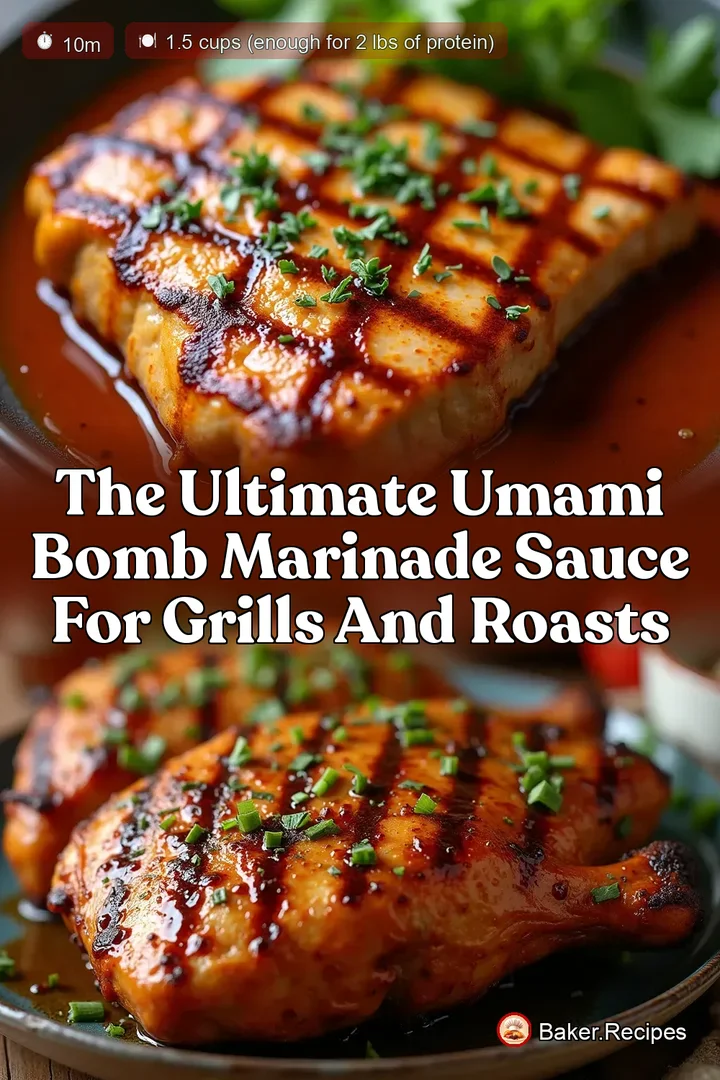 The Ultimate Umami Bomb Marinade Sauce for Grills and Roasts