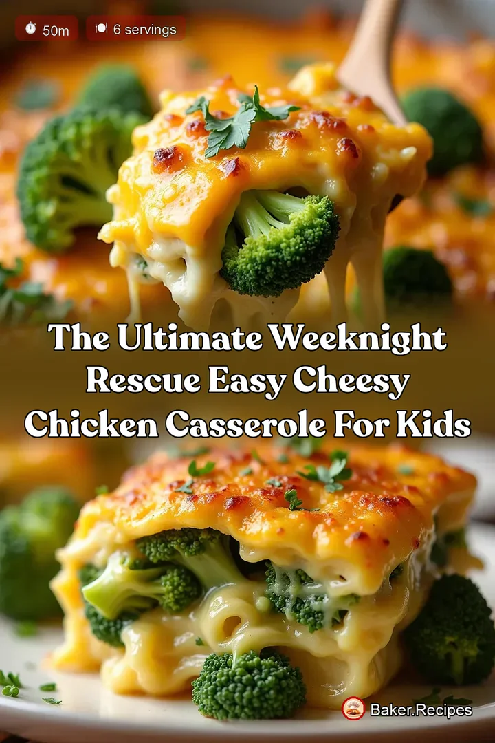 The Ultimate Weeknight Rescue Easy Cheesy Chicken Casserole for Kids