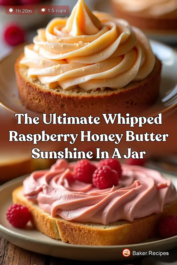 The Ultimate Whipped Raspberry Honey Butter Sunshine in a Jar