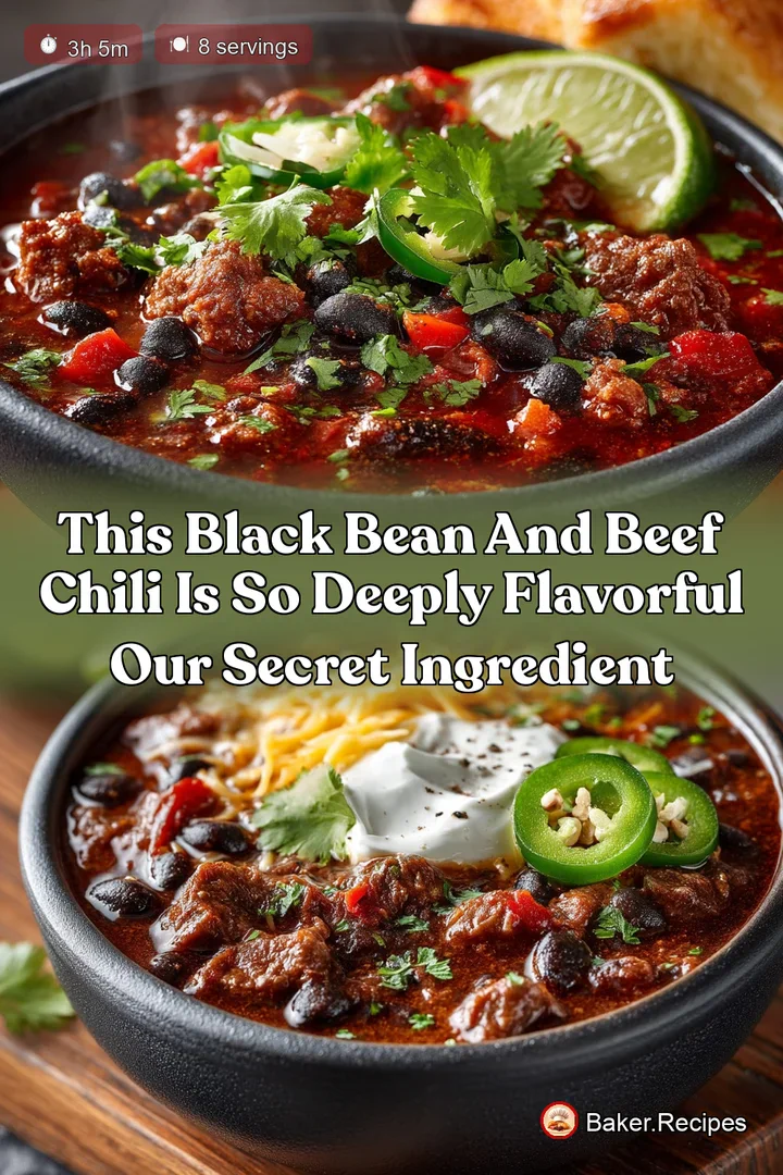 This Black Bean and Beef Chili is So Deeply Flavorful Our Secret Ingredient